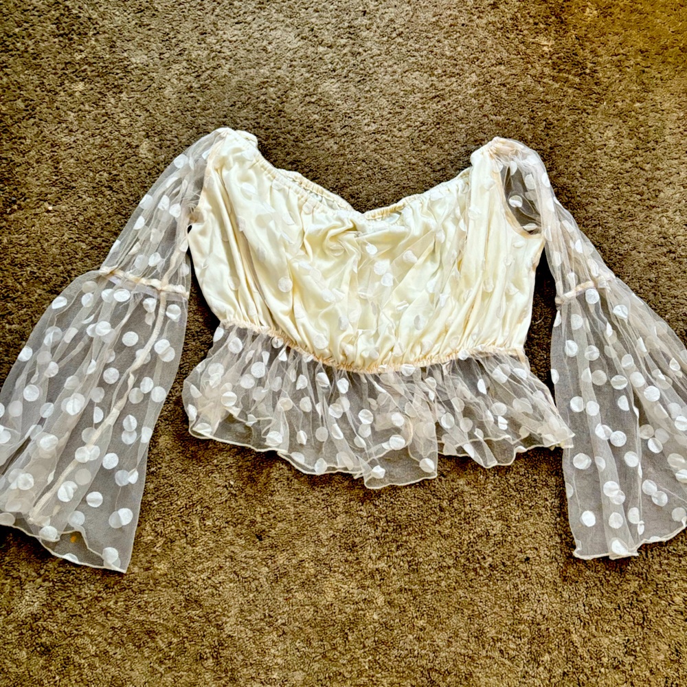 Shear blouse